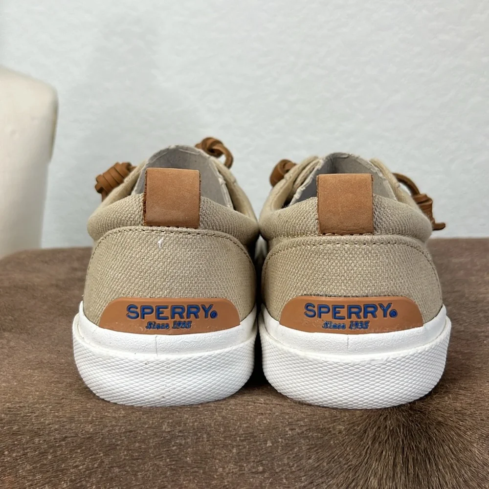 Sperry Top Siders Pier Wave LTT Sneaker in Denim Khaki